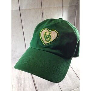 UO University Of Oregon Green Heart Adjustable 47 Brand Hat